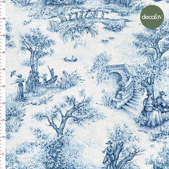 Digitally Printed Fabric with French Peasant Pattern
