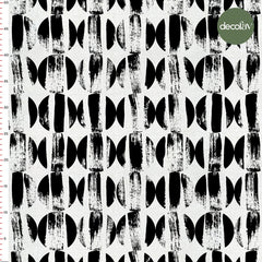 Digitally Printed Fabric with Brushed Effect Large Dot Pattern