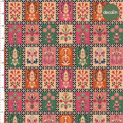 Nostaljik Çiçek Rüyası Desenli Dijital Baskılı Kumaş - Decofav | Kırlent, Sofra Tekstili, Kumaş