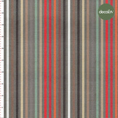 Sıcak Harmoni Çizgi Desenli Dijital Baskılı Kumaş - Decofav | Kırlent, Sofra Tekstili, Kumaş