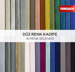 Plain Dyed Upholstery and Drapery Velvet - 140CM WIDTH