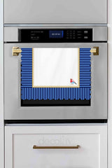 Dekoratif Mavi Kenar Kuş Tasarım Lazer Kesim Fırın Örtüsü - Decofav | Kırlent, Sofra Tekstili, Kumaş