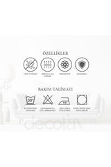 Ramazan Temalı Altın Fener & Hilal Kumaş Kokteyl Peçetesi 1 Adet