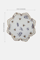 Honey Bee Bloom Nakışlı Amerikan Servis (2’li Set)