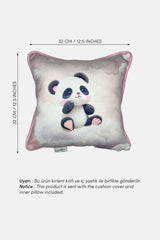 Cloudy Panda – İç Dolgulu Kadife Çocuk Kırlenti (32x32 cm)