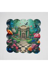 Masalsı Diyar Desenli Lazer Kesim Kokteyl Peçetesi