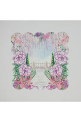 Romantik Çiçekler ve Saray Desenli Lazer Kesim Kokteyl Peçetesi