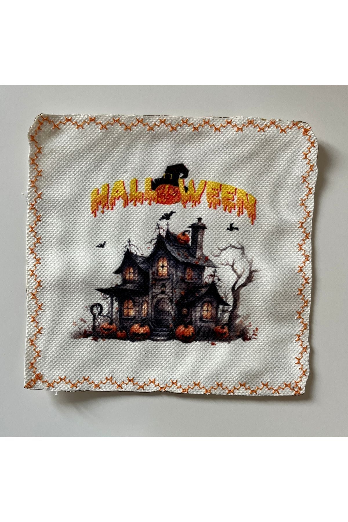 Kabak Desenli Dijital Baskılı, Kenarı Lazer Kesim Dekoratif Kokteyl Peçeteleri