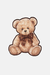 Papyonlu Teddy Ayıcık Desenli Nakışlı Kokteyl Peçetesi 1 Adet