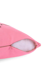 Neon Jungle Kaplan Desenli Pembe Kırlent Kılıfı – 43x43cm