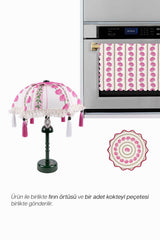 Pink Garden Bohem Çiçek Desenli Pilli LED Aplik – Dekoratif Aydınlatma (Hediyeli Set)
