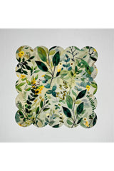 Suluboya Çiçek Desenli Dijital Baskılı Kokteyl Peçetesi