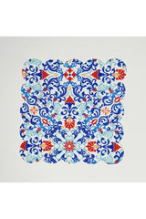 Dekoratif Çini Desenli Lazer Kesim Yıkanabilir Kokteyl Peçetesi