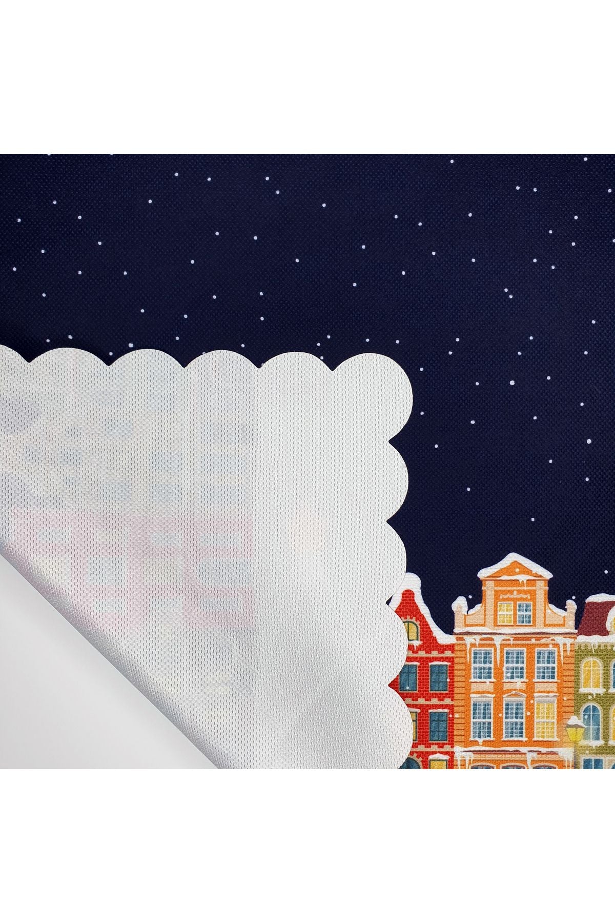 Yılbaşı Gecesi Desenli Lazer Kesim Fırın Örtüsü