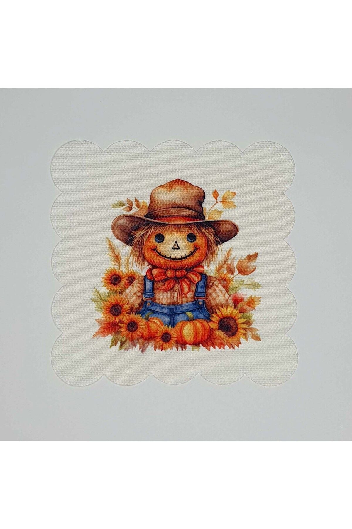 Şirin Çiftçi Desenli Dijital Baskılı Lazer Kesimli Kokteyl Peçetesi