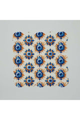 Sulu Boya Nazar Boncuk Desenli Dijital Baskılı Lazer Kesimli Kokteyl Peçetesi