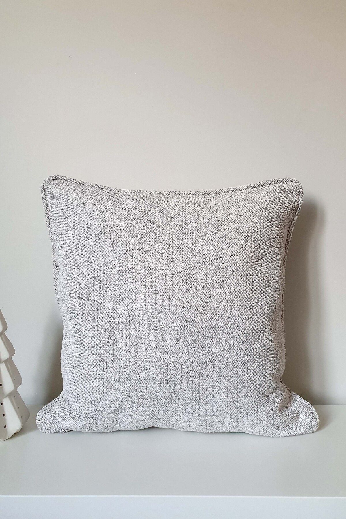 Scandi Tarzı Fitilli Kırlent Kılıfı 43x43cm