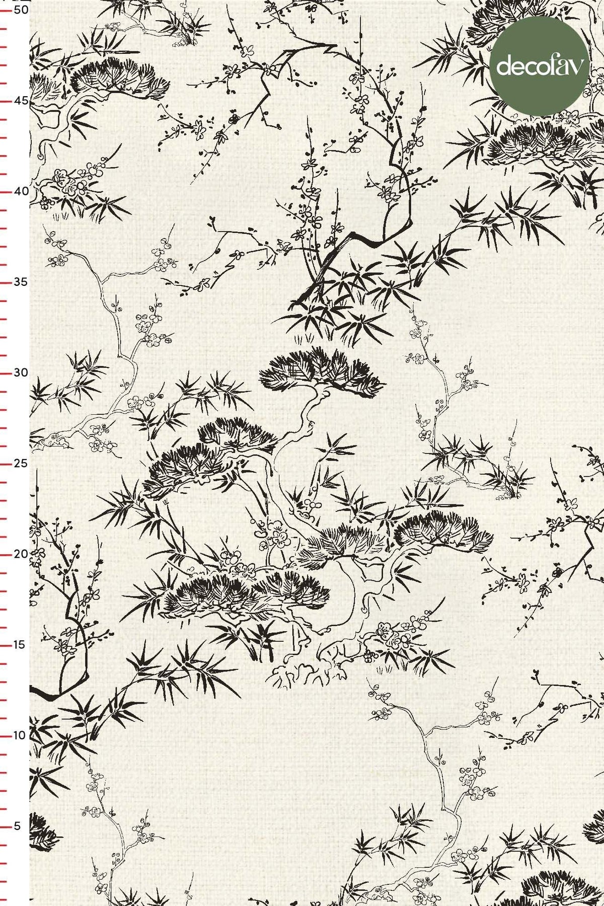 Toile de Jouy Stili Zatif Çizim Desenli Dijital Baskılı Kumaş