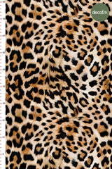 Leopar Desenli Dijital Baskılı Kumaş