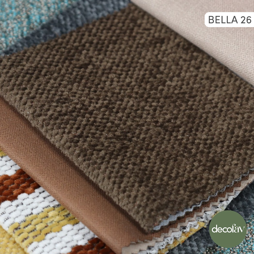 Dokulu Kadife Döşemelik Kumaş - Bella - 140 CM EN