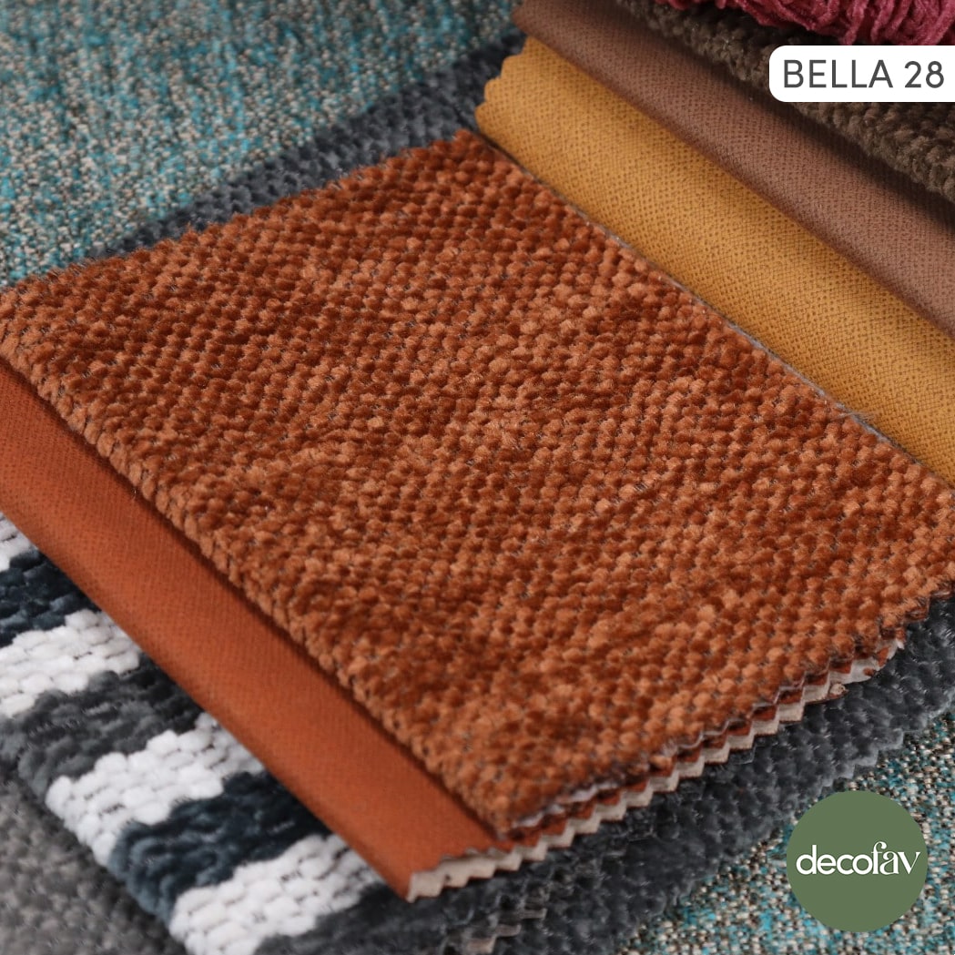 Dokulu Kadife Döşemelik Kumaş - Bella - 140 CM EN