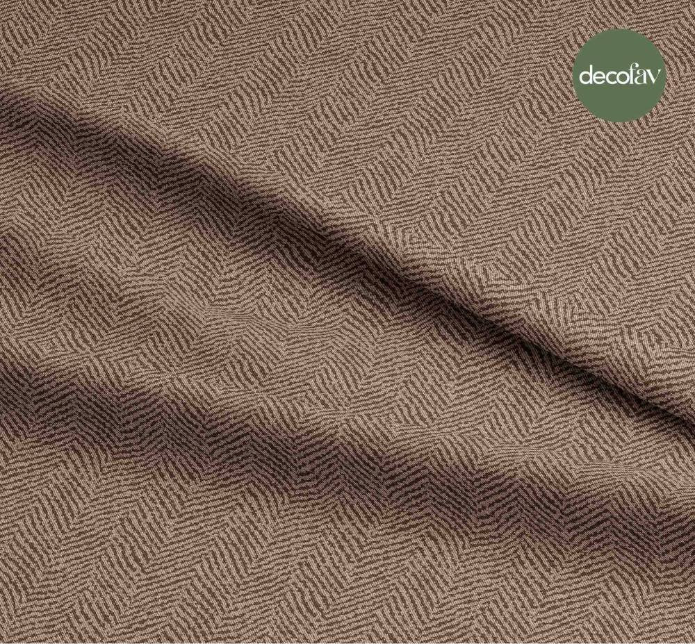 Çavuş Desen Zigzag Çizgi   Desenli Dijital Baskılı Kumaş