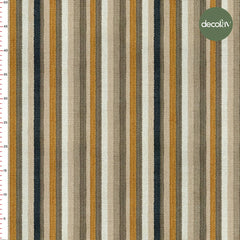 Digitally Printed Fabric with Striped Texture Effect Pattern