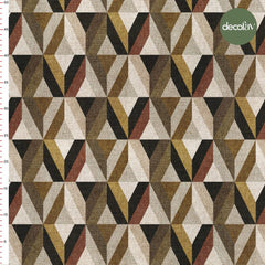 Geometric Diamond Patterned Digital Printed Fabric