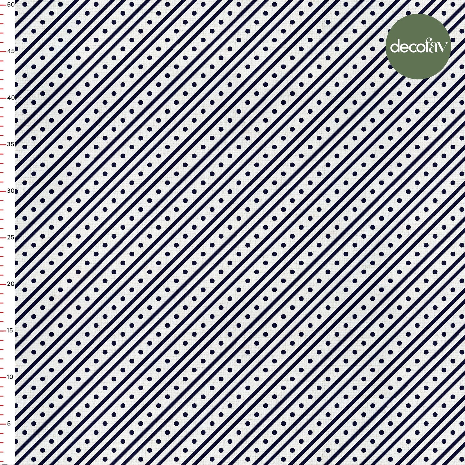 Diyagonal Çizgili Puan Geometrik Desenli Marin Desenli Dijital Baskılı Kumaş