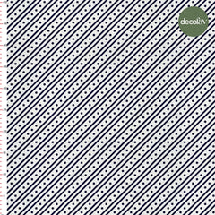 Diyagonal Çizgili Puan Geometrik Desenli Marin Desenli Dijital Baskılı Kumaş