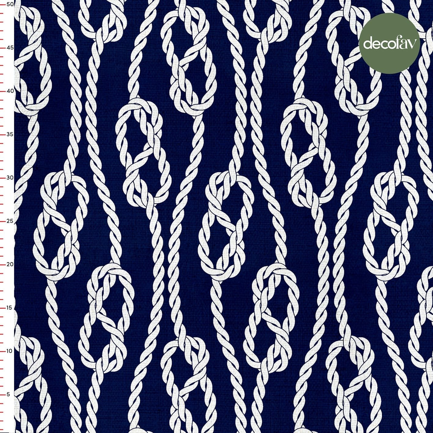 Halat Marin Desenli Dijital Baskılı Kumaş