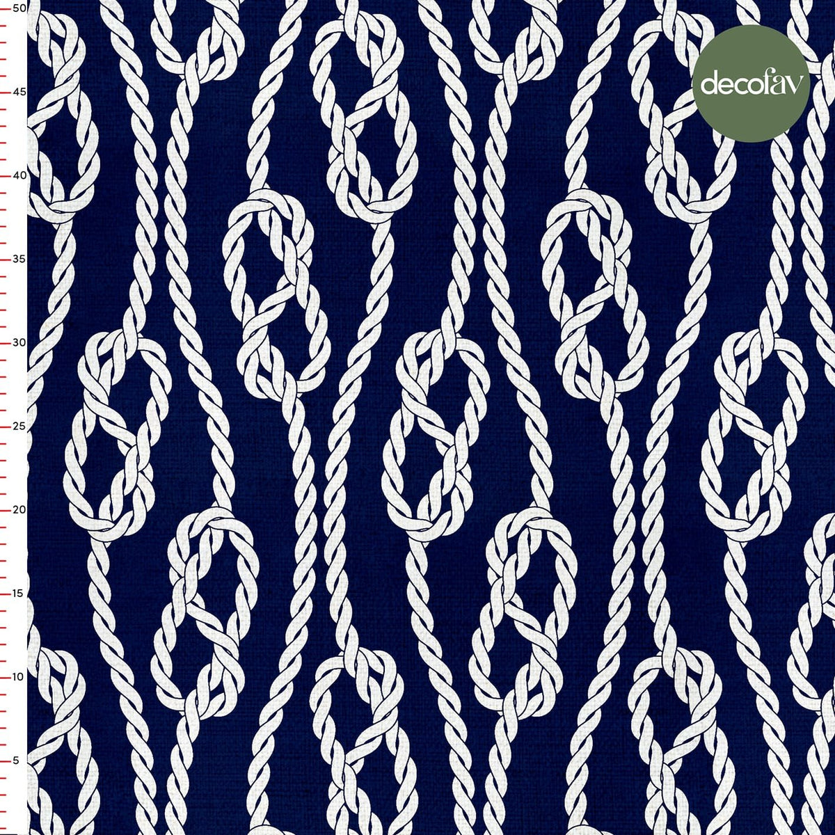 Halat Marin Desenli Dijital Baskılı Kumaş