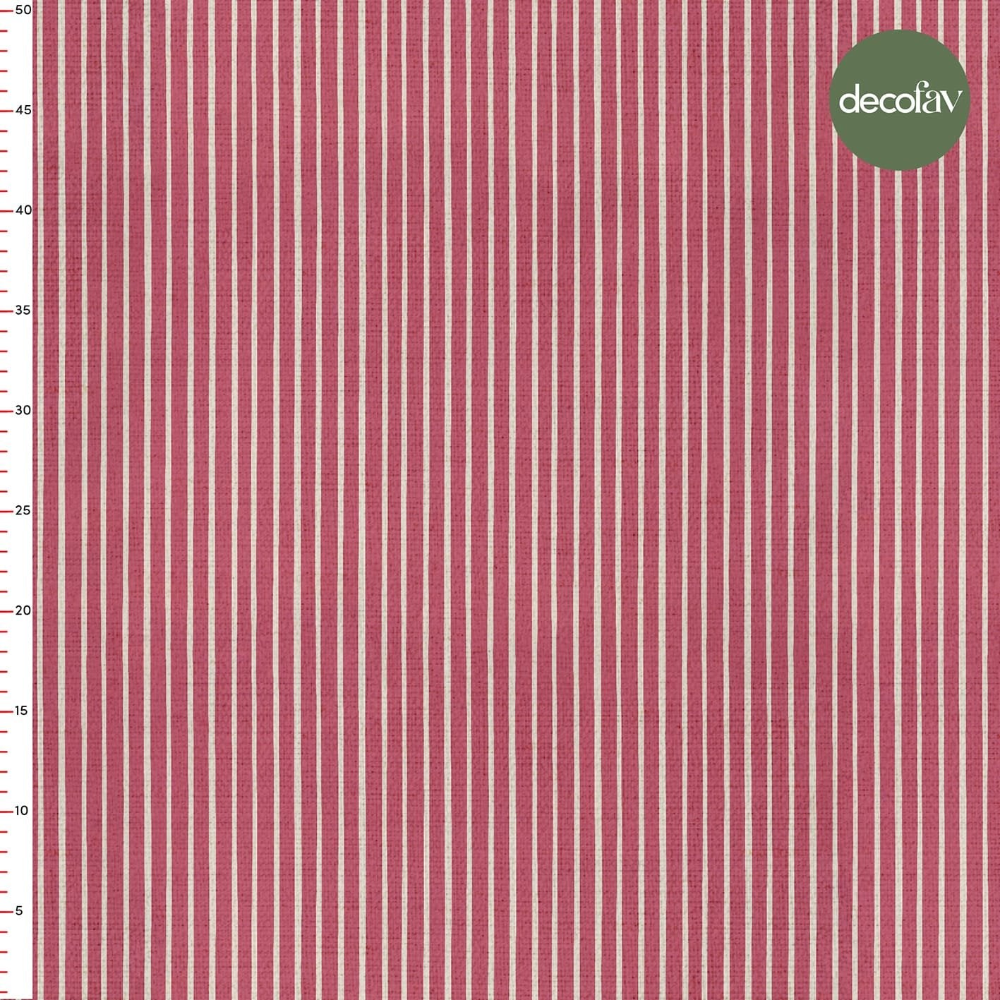 İnce Çizgili Desenli Dijital Baskılı Kumaş