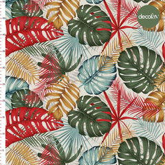 Tropical Breeze Patterned Digital Printed Fabric