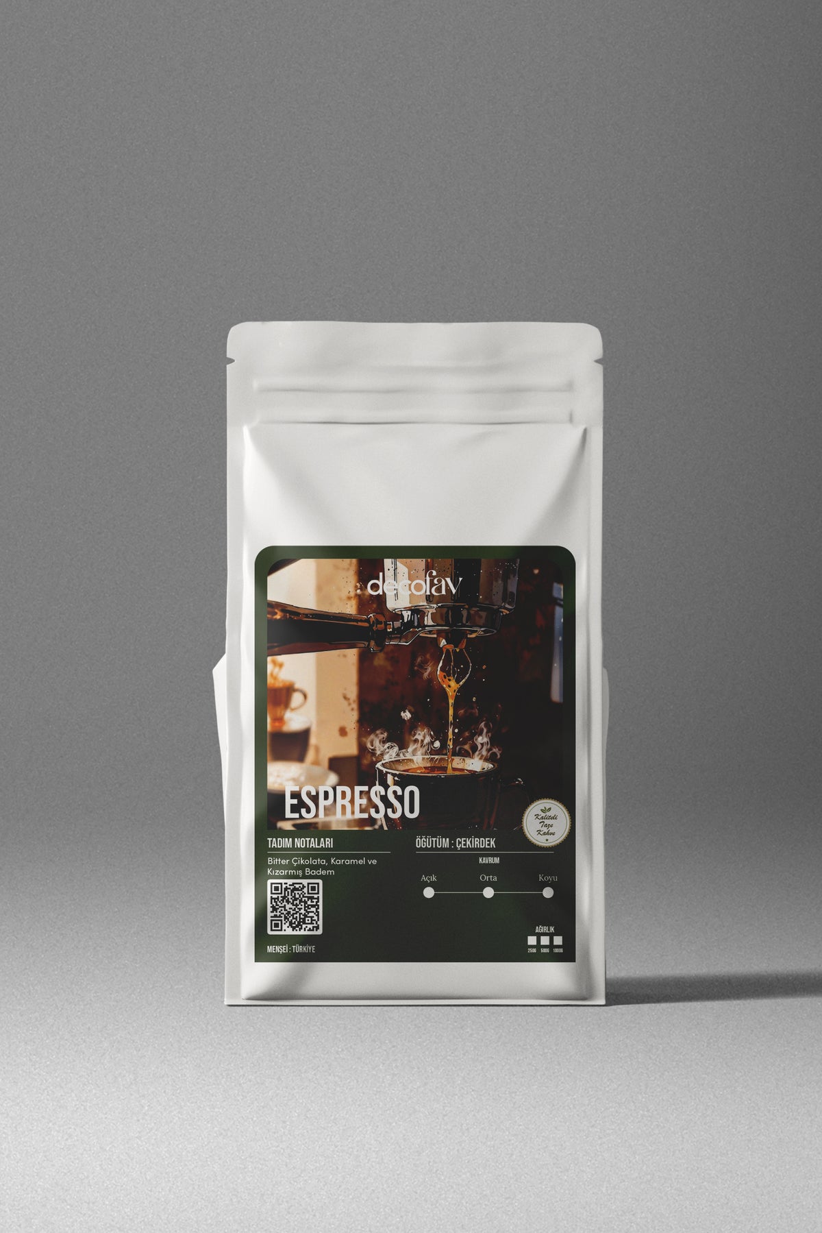 1000g Birinci Kalite Taze Espresso Çekirdek