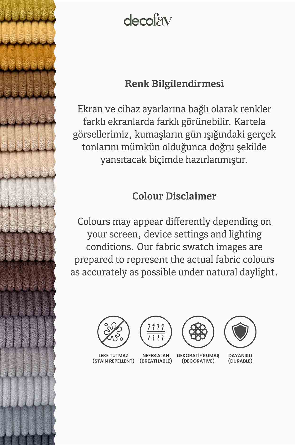 Söderhamn Uyumlu Koltuk Kılıfı Fitilli Kadife Kumaş