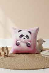 Panda Love – İç Dolgulu Dijital Baskılı Kadife Çocuk Kırlenti (32x32 cm)