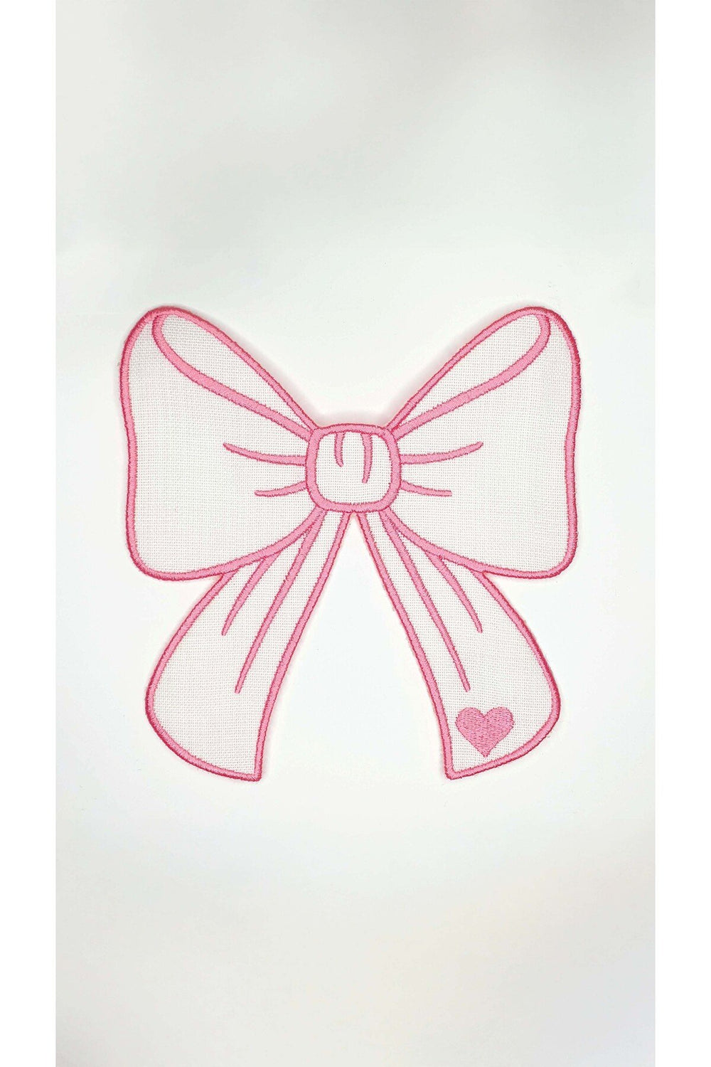 Kurdele Şeklinde Beyaz Kumaş Pembe Nakışlı Kokteyl Peçetesi 1 Adet - Decofav | Kırlent, Sofra Tekstili, Kumaş