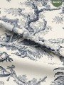 Büyük Toile de Jouy Desenli Dijital Baskılı Kumaş Büyük Toile de Jouy Desenli Dijital Baskılı Kumaş