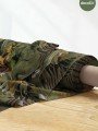 Egzotik Leopar ve Tropikal Yapraklar Tasarımlı Dijital Baskılı Kumaş