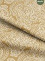 Hardal Rengi Oryantal Damask Desenli Dijital Baskılı Kumaş Hardal Rengi Oryantal Damask Desenli Dijital Baskılı Kumaş