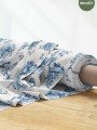 Toile de Jour Kaplan ve Tapınak Desenli Dijital Baskılı Kumaş Toile de Jour Kaplan ve Tapınak Desenli Dijital Baskılı Kumaş