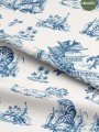 Toile de Jour Kaplan ve Tapınak Desenli Dijital Baskılı Kumaş Toile de Jour Kaplan ve Tapınak Desenli Dijital Baskılı Kumaş
