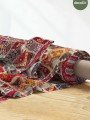 Patchwork Gerçeksi Kilim Dokulu Dijital Baskılı Kumaş
