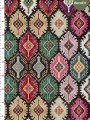 Etnik Kilim Motif Desenli Dijital Baskılı Kumaş Etnik Kilim Motif Desenli Dijital Baskılı Kumaş