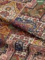 Patchwork Halı Desenli Dijital Baskılı Kumaş
