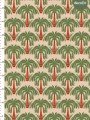 Retro Palmiye Desenli Dijital Baskılı Kumaş Retro Palmiye Desenli Dijital Baskılı Kumaş