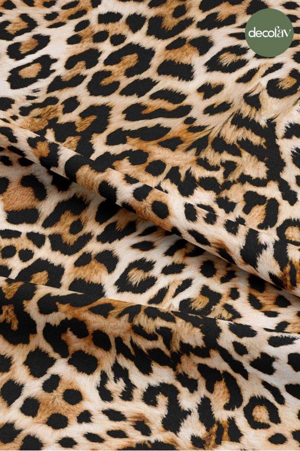Leopar Desenli Dijital Baskılı Kumaş Leopar Desenli Dijital Baskılı Kumaş