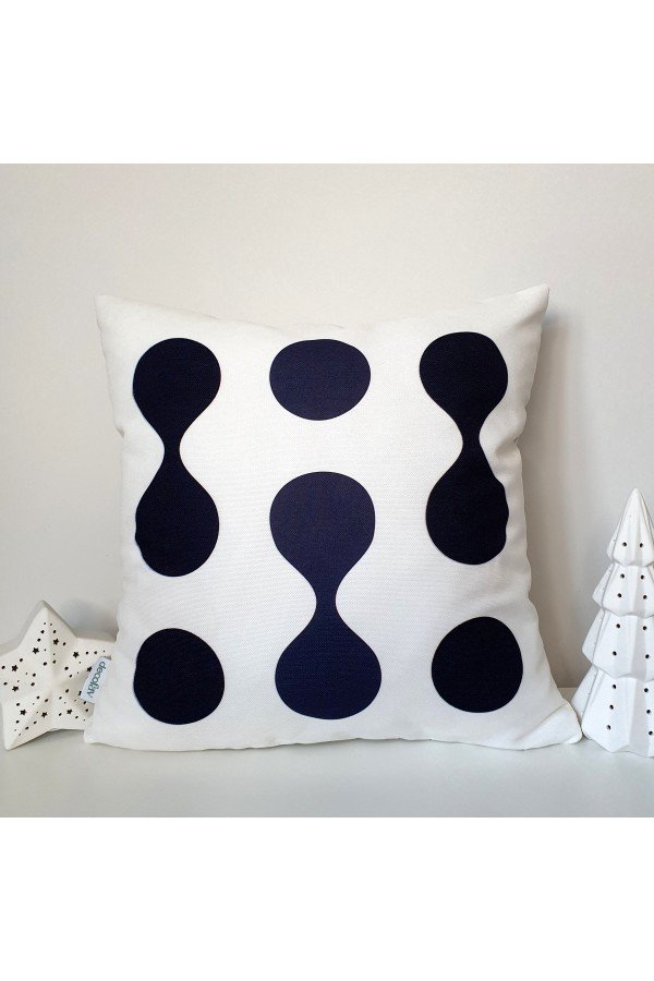 2'li Abstrakt Geometrik Sarı Siyah Puan Baskılı Minimal Konsept Kırlent Kılıfları 43x43 cm 2'li Abstrakt Geometrik Sarı Siyah Puan Baskılı Minimal Konsept Kırlent Kılıfları 43x43 cm