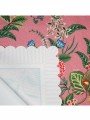 Pembe Zemin Botanik Çiçekler Tasarımlı Lazer Kesim Runner 48x135cm Pembe Zemin Botanik Çiçekler Tasarımlı Lazer Kesim Runner 48x135cm